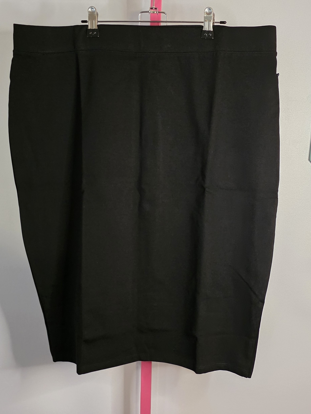 iris Black Pencil Skirt - Sleek Office Staple Sz 3X